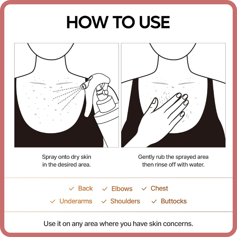 Peel Shot - Kojic + Turmeric Body Peel Spray