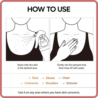 Peel Shot - Kojic + Turmeric Body Peel Spray